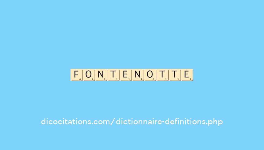 fontenotte