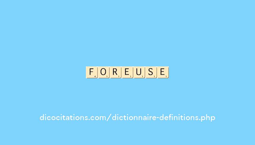 foreuse foreuse