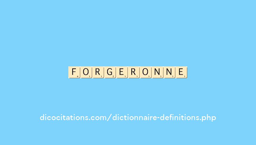forgeronne forgeronne