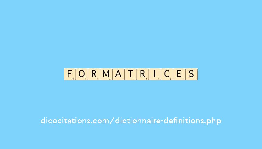 formatrices formatrices