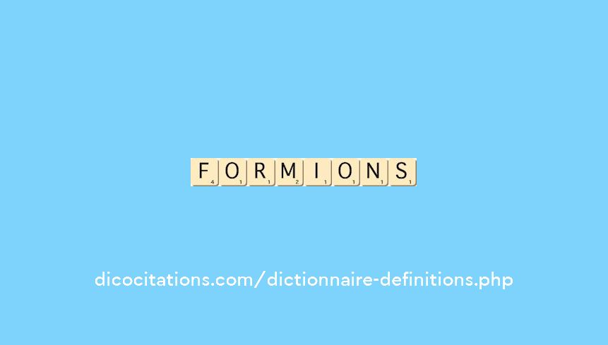 formions formions