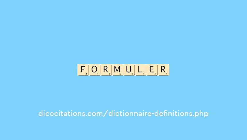 formuler formuler