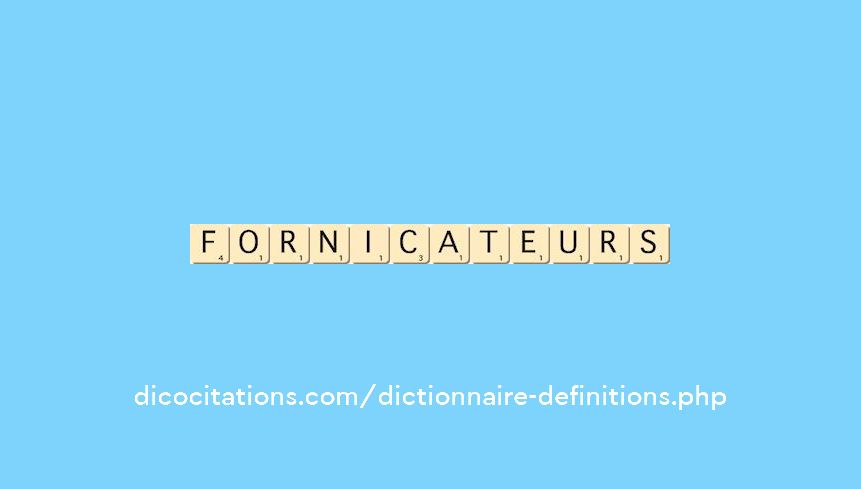 fornicateurs fornicateurs