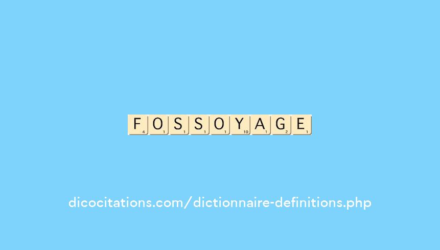 fossoyage