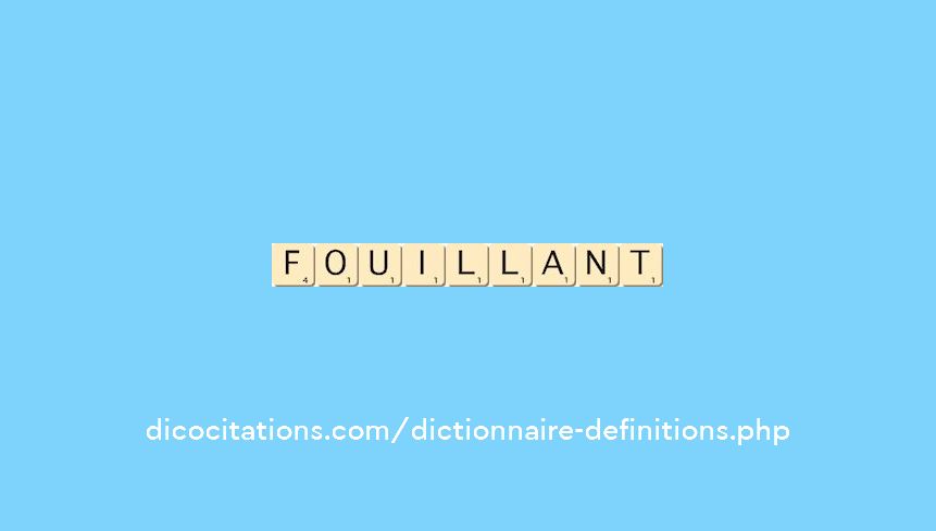 fouillant fouillant