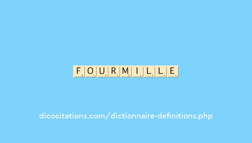 fourmille fourmille