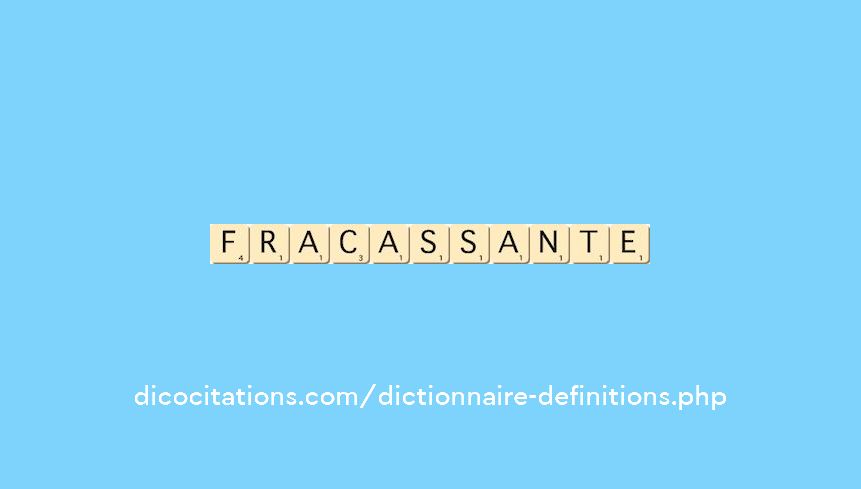 fracassante fracassante