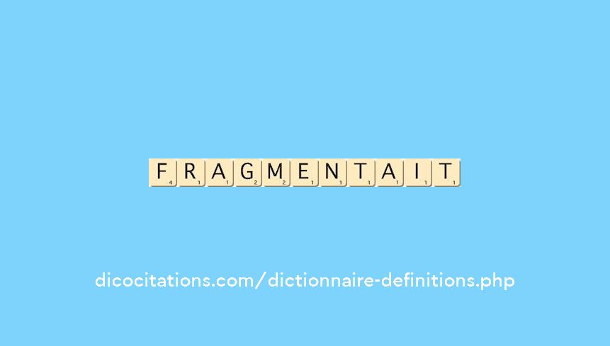 fragmentait fragmentait
