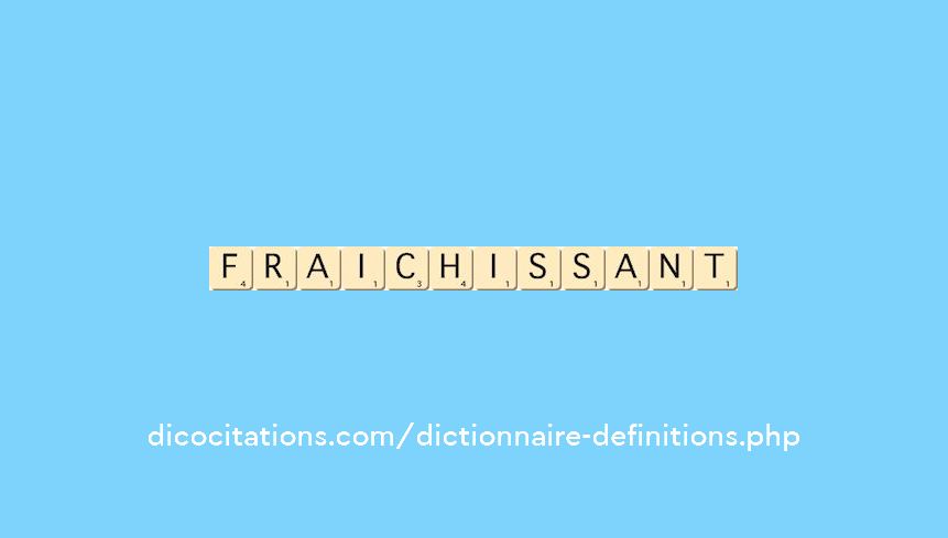 fraichissant fraichissant