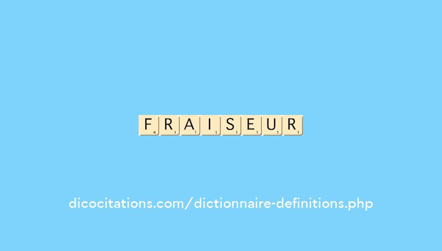 fraiseur fraiseur