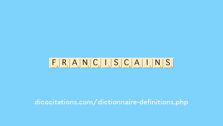 franciscains franciscains