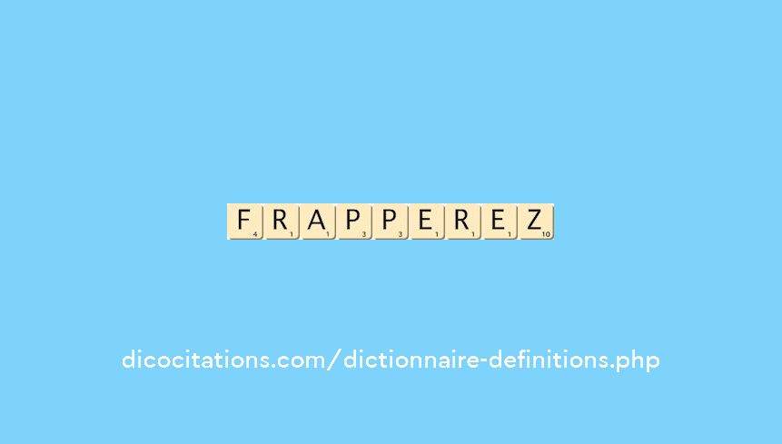 frapperez frapperez