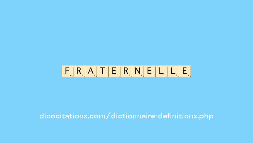 fraternelle