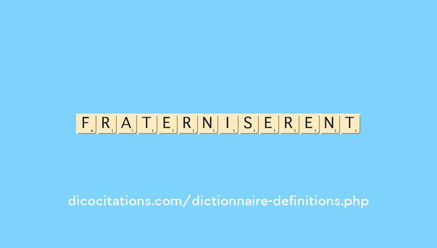 fraterniserent