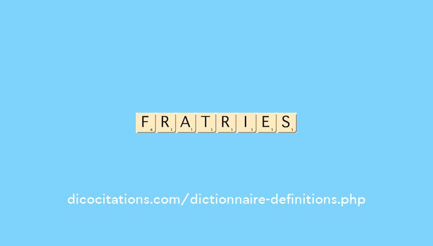 fratries fratries