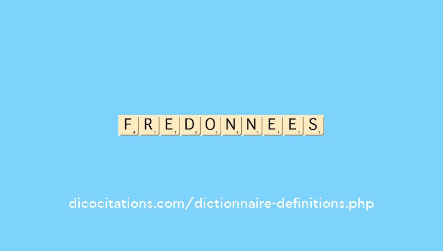 fredonnees