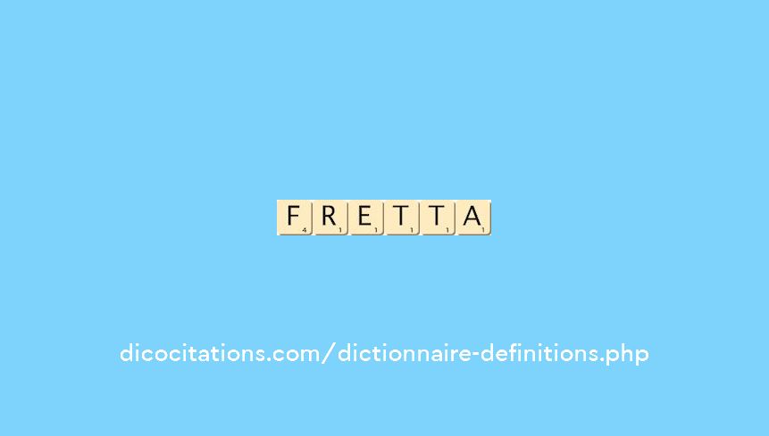 fretta fretta