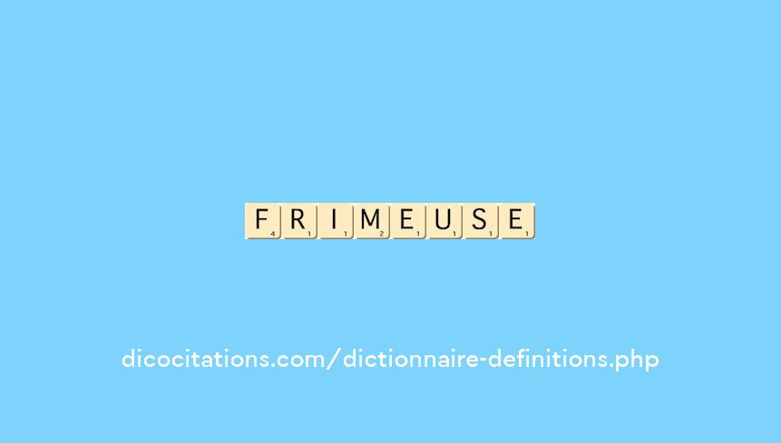 frimeuse frimeuse