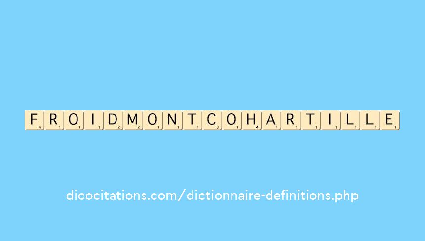 froidmont-cohartille