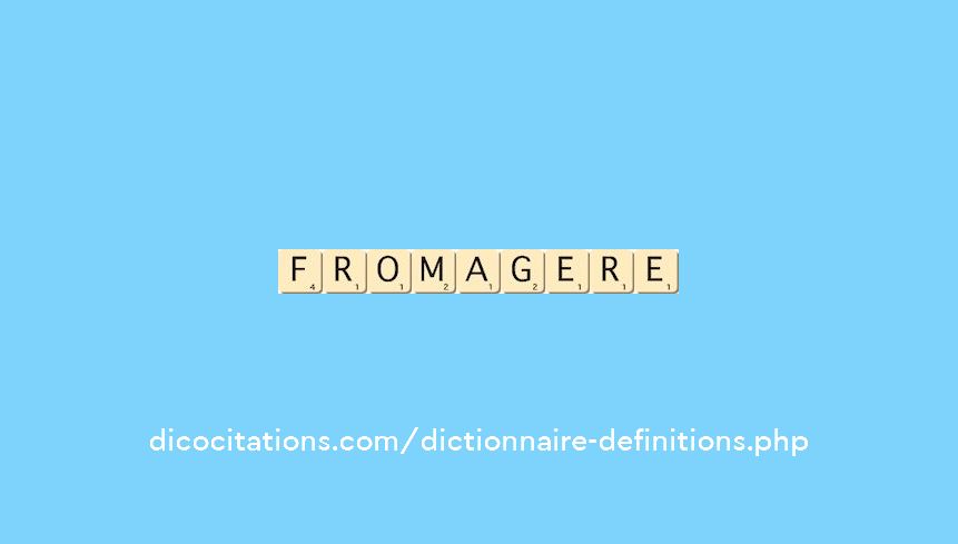 fromagere fromagere