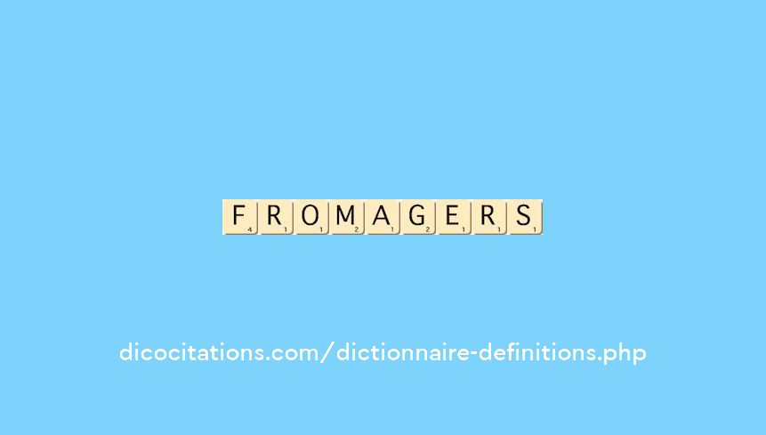fromagers fromagers