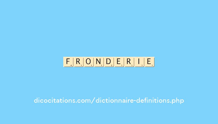 fronderie