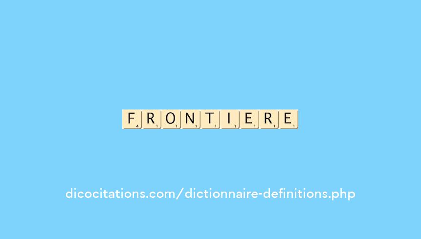 frontiere