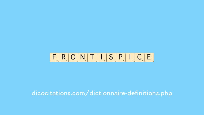 frontispice