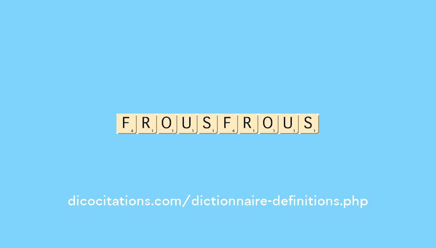 frous-frous