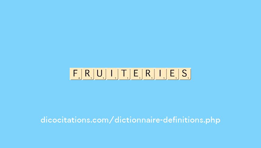 fruiteries fruiteries