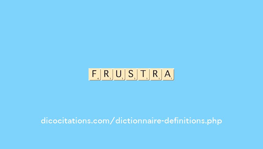 frustra frustra