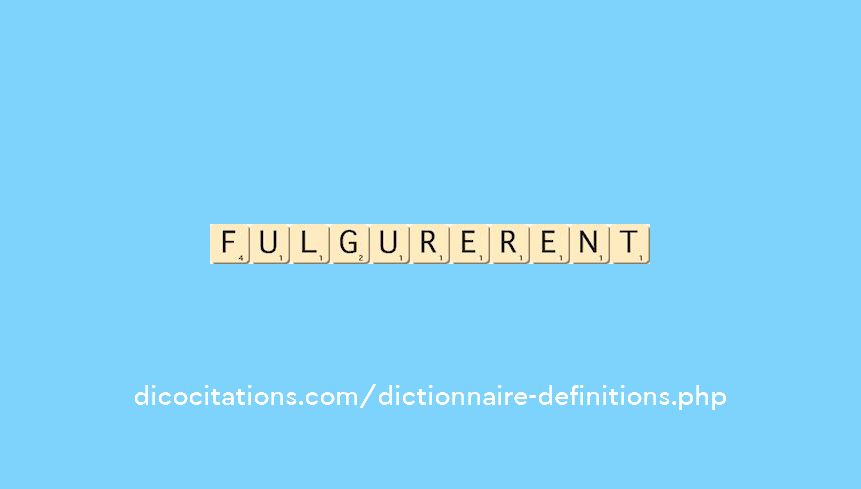 fulgurerent fulgurerent
