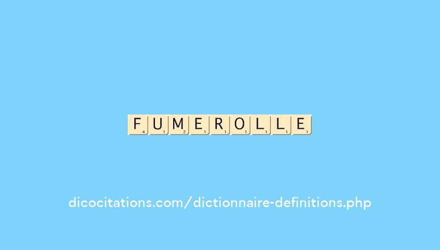 fumerolle