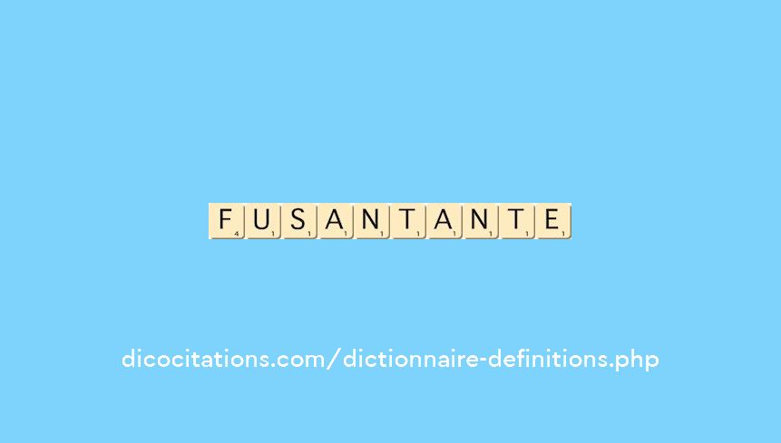 fusant--ante