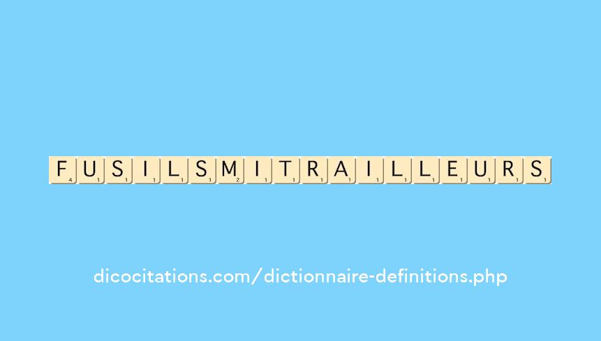 fusils-mitrailleurs