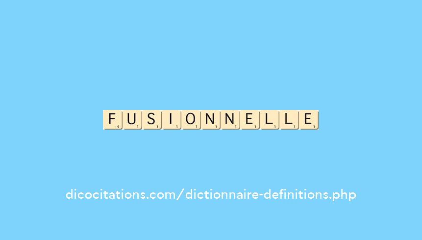 fusionnelle fusionnelle