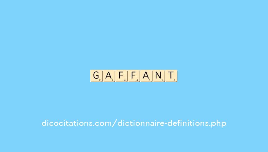 gaffant gaffant