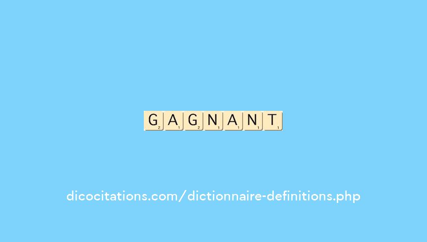 gagnant gagnant