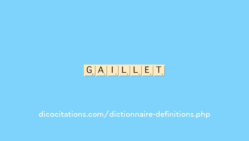 gaillet gaillet