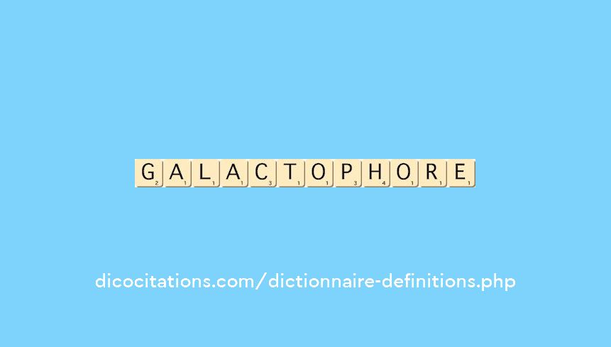 galactophore galactophore