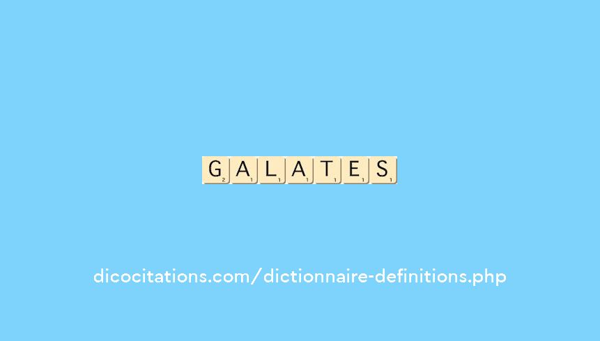 galates galates