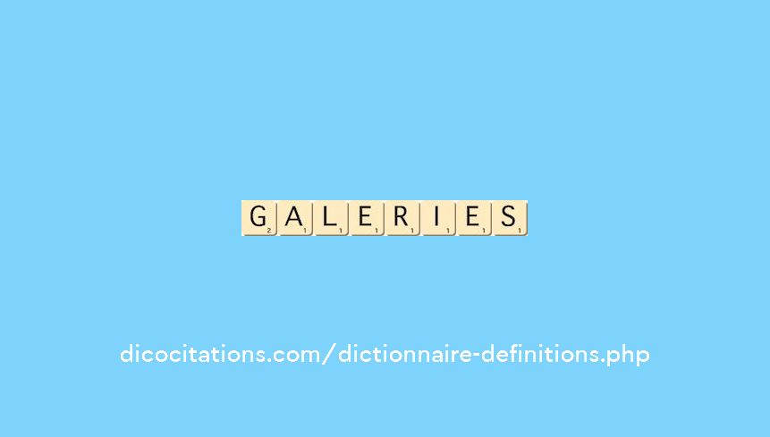 galeries galeries