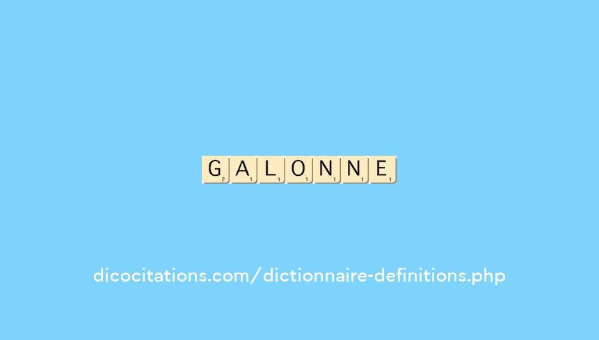 galonne galonne