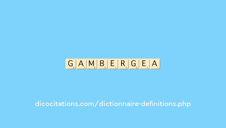 gambergea gambergea