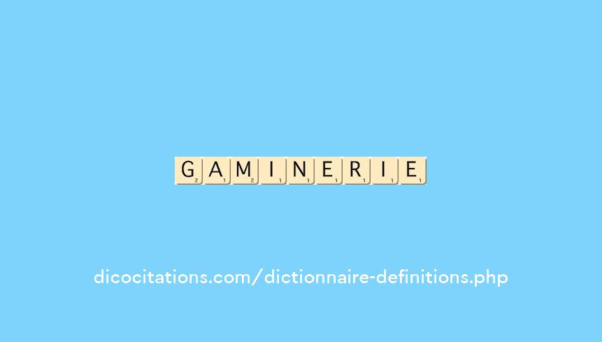 gaminerie