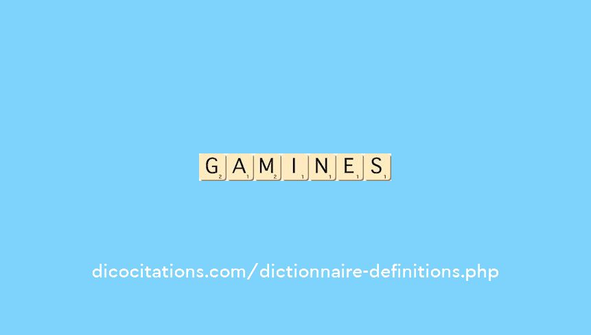 gamines gamines