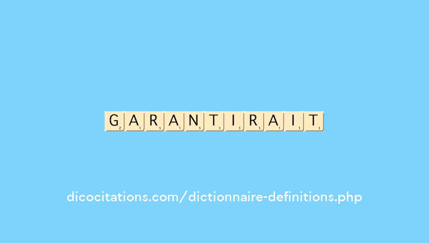 garantirait garantirait