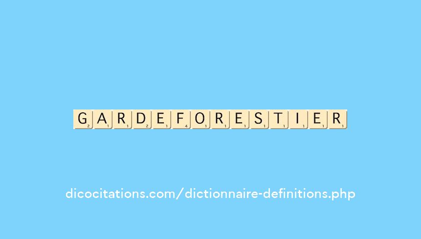 garde-forestier garde-forestier