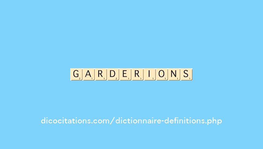 garderions garderions