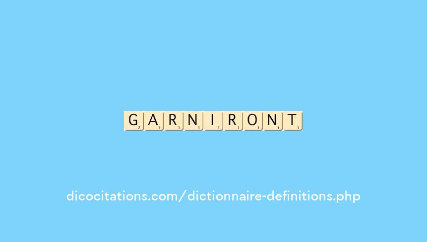 garniront garniront